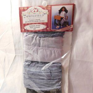 Fibre Craft Springfield Collection School Days Paint and Stencil Kit for Dolls